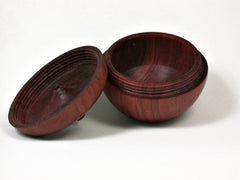LV-2508 Redheart Wooden Apple Threaded Box-SCREW CAP