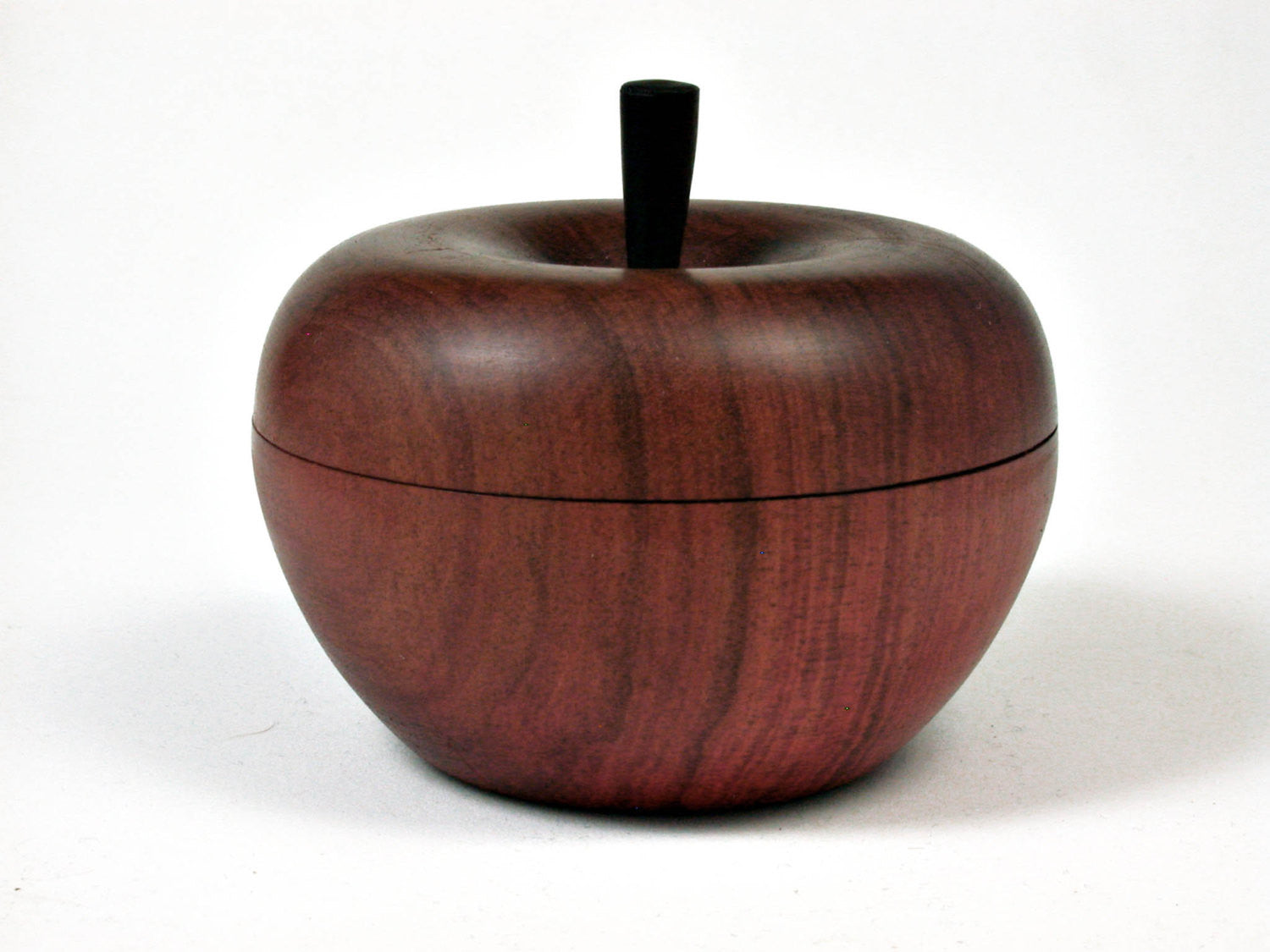 LV-2508 Redheart Wooden Apple Threaded Box-SCREW CAP