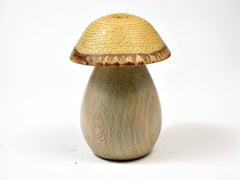 LV-2558 American Holly & Wisteria Threaded Wooden Mushroom Box