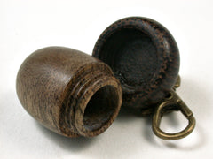 LV-2539 Selasian Wood & Palm Acorn Pendant Box, Bag Charm, Keychain-RARE!