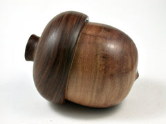 LV-2554 Sandalwood & Tamboti Acorn Jewelry, Ring Box, Pill Box-SCREW CAP