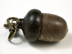 LV-2539 Selasian Wood & Palm Acorn Pendant Box, Bag Charm, Keychain-RARE!