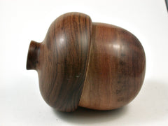 LV-2554 Sandalwood & Tamboti Acorn Jewelry, Ring Box, Pill Box-SCREW CAP