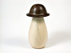 LV-2522 Threaded Wooden Mushroom Box from Holly & California Live Oak