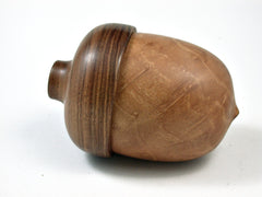 LV-2582 Madrone Burl with Chechen Acorn Jewelry, Ring Box, Pill Box-SCREW CAP