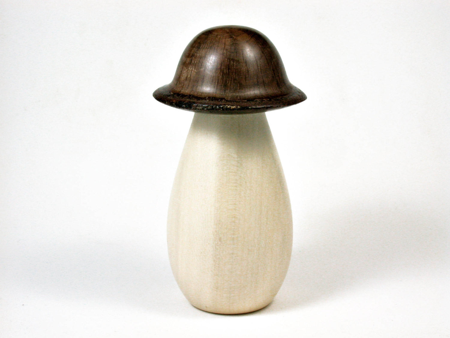 LV-2522 Threaded Wooden Mushroom Box from Holly & California Live Oak
