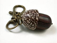 LV-2531 Camatillo & Betelnut Acorn Pendant Box, Charm, Pill Holder-SCREW CAP