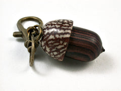LV-2531 Camatillo & Betelnut Acorn Pendant Box, Charm, Pill Holder-SCREW CAP