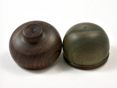 LV-2560 Verawood & Chechen Acorn Jewelry Box, Pill Box, Trinket Box-SCREW CAP