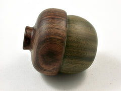 LV-2560 Verawood & Chechen Acorn Jewelry Box, Pill Box, Trinket Box-SCREW CAP