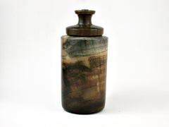 LV-2639 Rainbow Tulip Poplar & Verawood Threaded Tall Box, Urn--Screw-on Cap