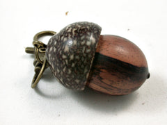 LV-2622 Camatillo & Betelnut Acorn Pendant Box, Secret Compartment-SCREW CAP