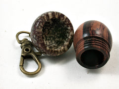 LV-2622 Camatillo & Betelnut Acorn Pendant Box, Secret Compartment-SCREW CAP