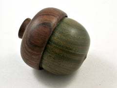 LV-2560 Verawood & Chechen Acorn Jewelry Box, Pill Box, Trinket Box-SCREW CAP