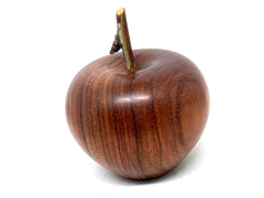 LV-5401  Hand Turned Apple Salt & Pepper Shaker, Secret Compartment from Quina