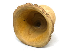 LV-5444 Bougainvillea Natural Edge Mini Wood Turned Vase