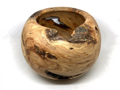 LV-5484 Jeffrey Pine Burl  Wood Turned Hollow Form, Decorative Vessel