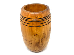 LV-5497  Pacific Yew Burl Hand Turned Vessel, Vase, Wooden Cup