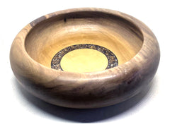 LV-5501  Rainbow Poplar Hand Turned Wooden Bowl, Pebble Vase
