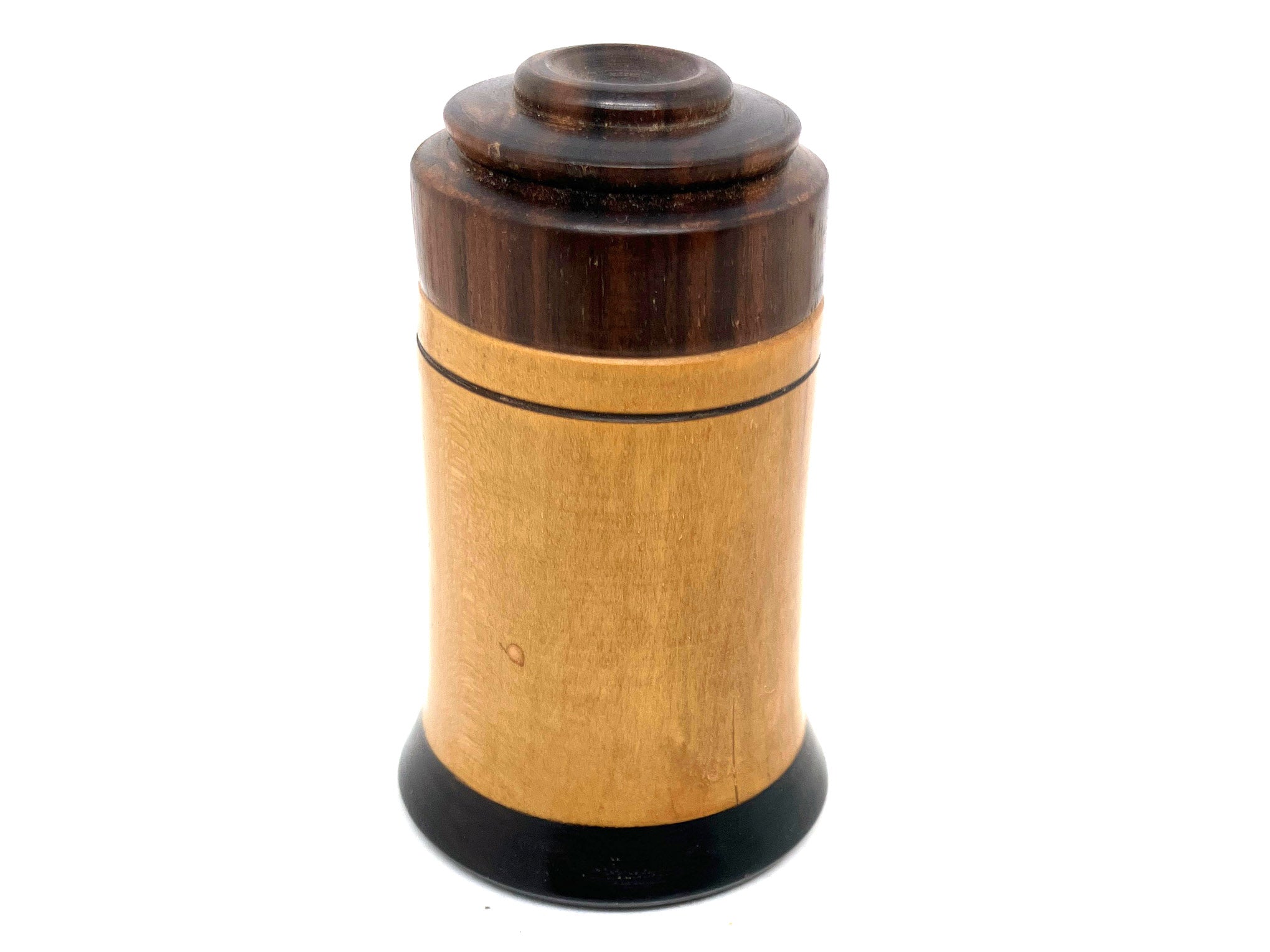 LV-5502  Ivorywood, Rosewood and Ebony Threaded Box