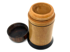 LV-5502  Ivorywood, Rosewood and Ebony Threaded Box