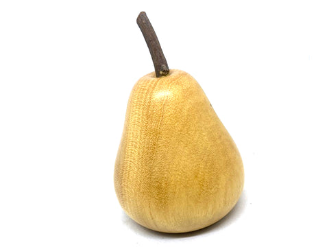 LV-5513  Hand Turned Pear Shaped Salt & Pepper Shaker, Secret Compartment from Yellowheart