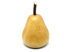 LV-5513  Hand Turned Pear Shaped Salt & Pepper Shaker, Secret Compartment from Yellowheart