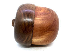 LV-5521  Aromatic Cedar & Walnut Acorn Jewelry, Ring Box, Gift Box-SCREW CAP