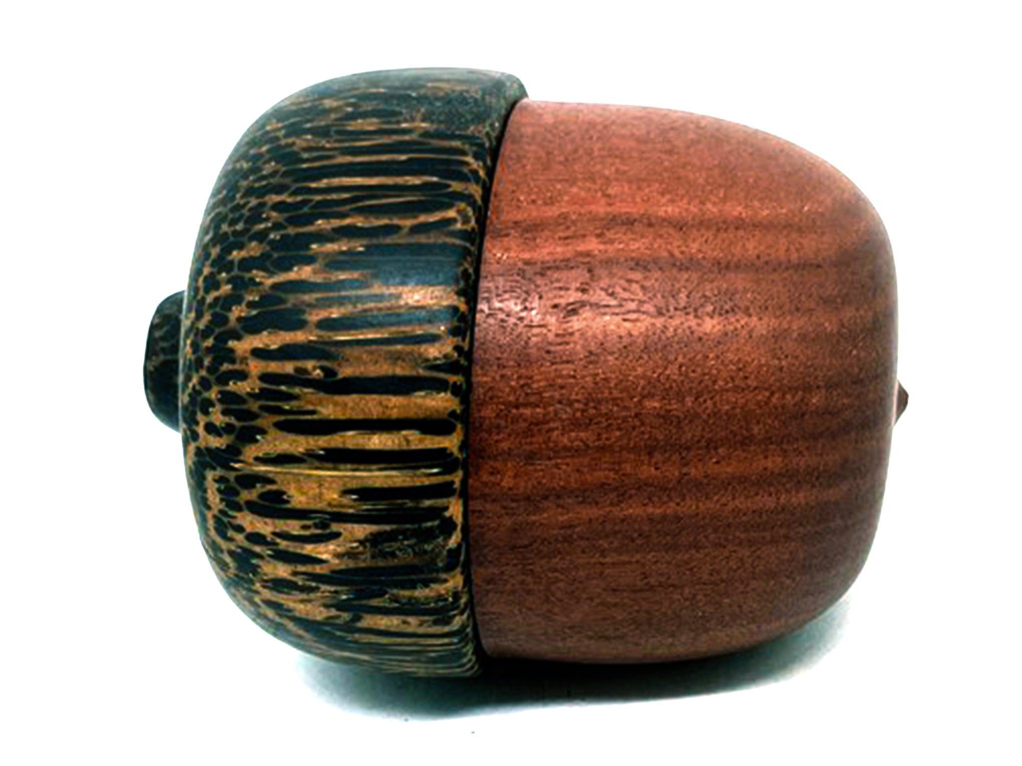 LV-5584  Balsamo & Black Palm Acorn Box, Decorative Container -SCREW CAP
