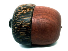 LV-5584  Balsamo & Black Palm Acorn Box, Decorative Container -SCREW CAP