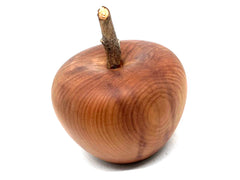 LV-5599  Aromatic Cedar Wood Turned Apple Salt/Pepper/Spice Shaker