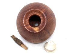 LV-5599  Aromatic Cedar Wood Turned Apple Salt/Pepper/Spice Shaker