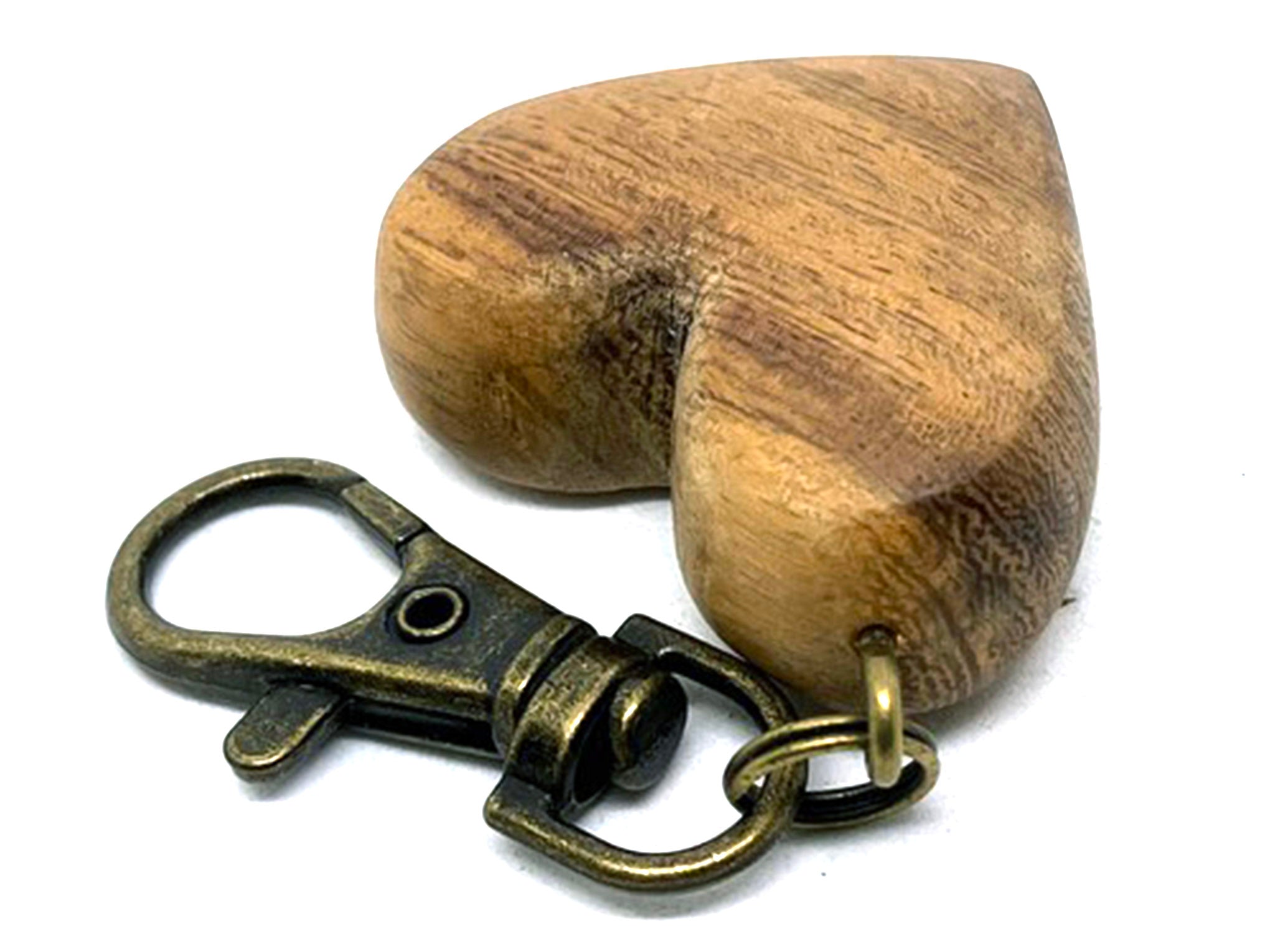 LV-5623 Arizona Desert Ironwood Heart Shaped Charm, Keychain, Unique Hand Made