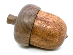 LV-5662  Namamau & Walnut Acorn Ring Box, Pill Box-SCREW CAP