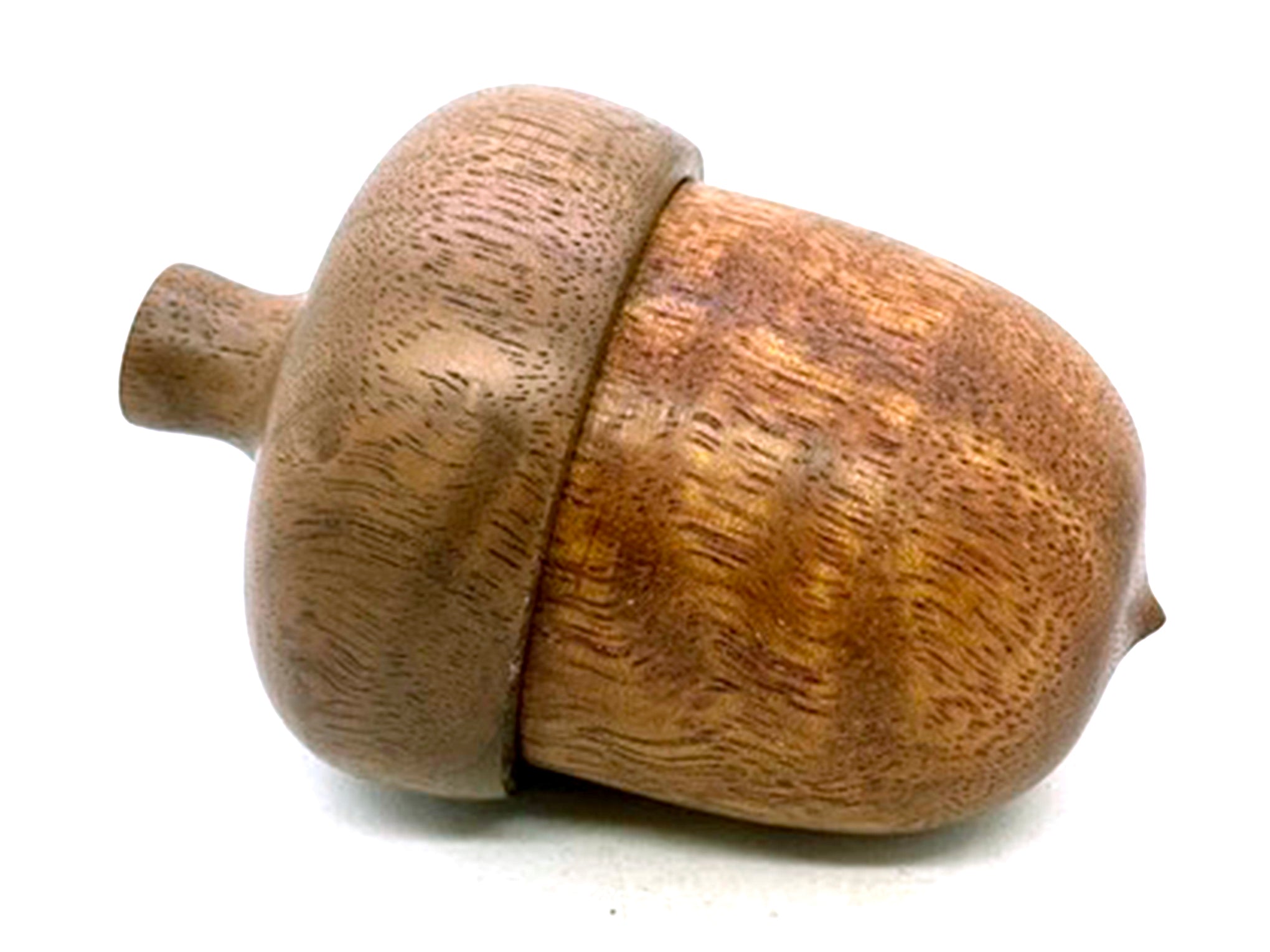 LV-5662  Namamau & Walnut Acorn Ring Box, Pill Box-SCREW CAP