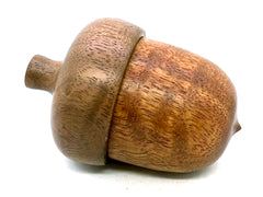 LV-5662  Namamau & Walnut Acorn Ring Box, Pill Box-SCREW CAP