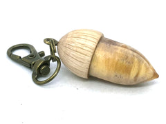 LV-5681  Ponderosa Pine Burl & Live Oak Acorn Pendant Box, Charm, Pill Holder-SCREW CAP