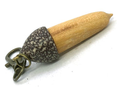 LV-5686 Sandalwood & Betelnut Acorn Box, Keychain, Bag Charm-SCREW CAP