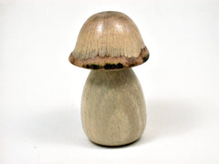 LV-2643  Holly & Live Oak Wooden Mushroom Trinket Box, Pill, Jewelry Box-SCREW CAP