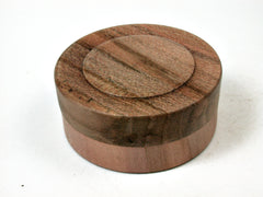 LV-2858  Flowering Dogwood & Pacific Dogwood Flat Pill Box, Ring Holder, Jewelry Box-SCREW CAP
