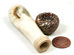 LV-3514  American Holly & Betel Nut Mushroom Secret Compartment, Pill Holder-SCREW CAP