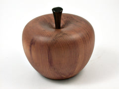 LV-3570  Aromatic Cedar & Ebony Wood Turned Apple Salt/Pepper/Spice Shaker