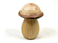 LV-3646  Threaded Wooden Mushroom Box from French Boxwood & Interior  Live Oak