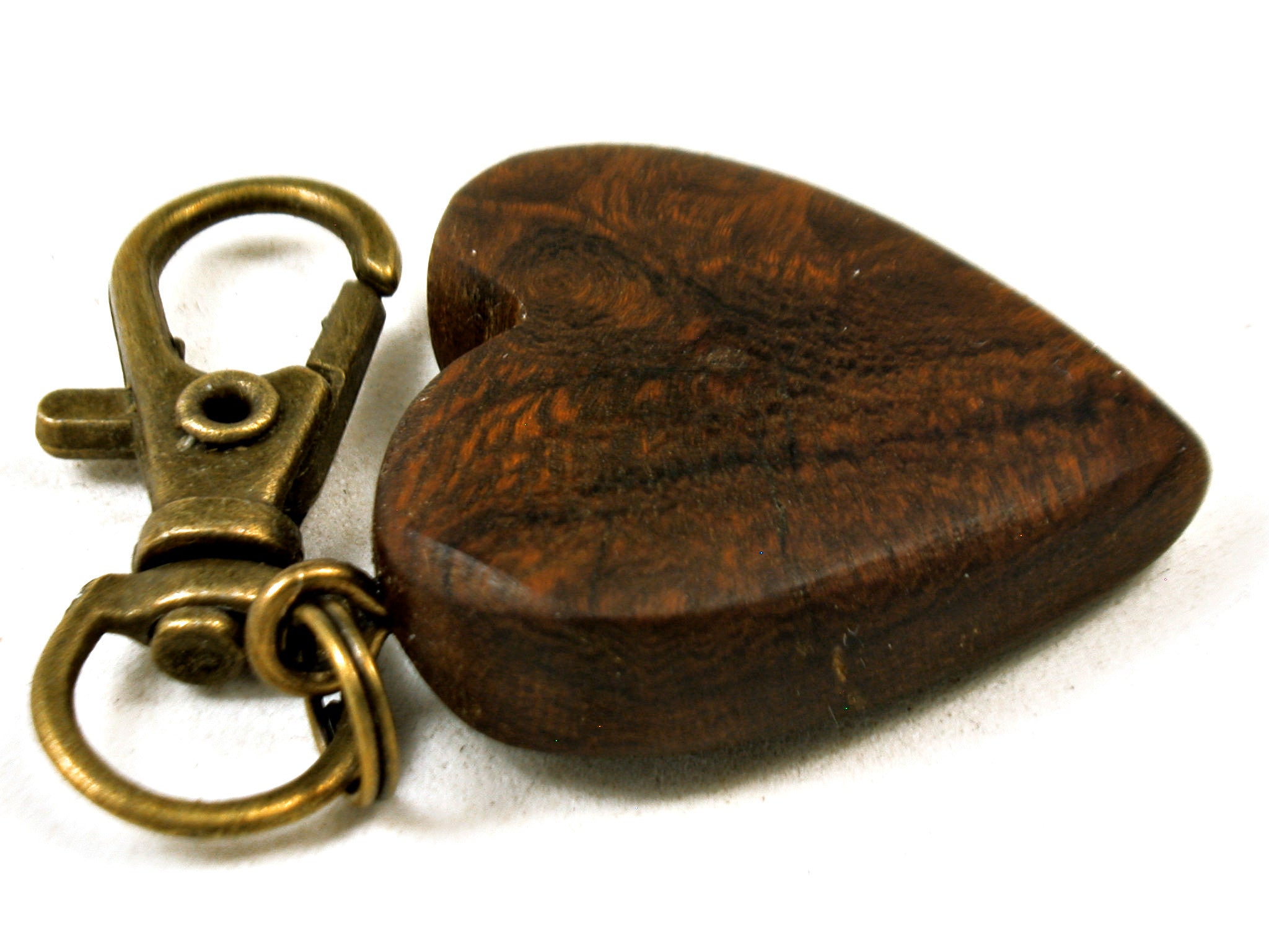 LV-3673 Arizona Desert Ironwood Heart Shaped Charm, Keychain, Unique Hand Made