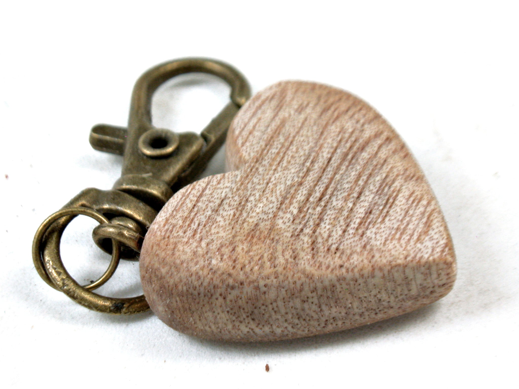 LV-3684  Primavera Wooden Heart Shaped Charm, Keychain, Unique Hand Made