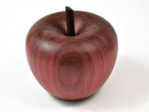 LV-3714  Hand Turned Apple Salt & Pepper Shaker, Secret Compartment from Redheart and Ebony