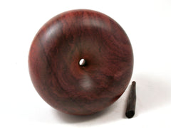 LV-3714  Hand Turned Apple Salt & Pepper Shaker, Secret Compartment from Redheart and Ebony