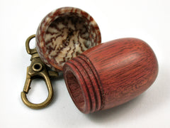 LV-3724  Wooden Acorn Pendant Box  from Satine & Betelnut-SCREW CAP