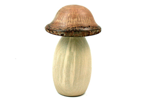 LV-3756 Threaded Wooden Mushroom Box from Holly & Coast Live Oak