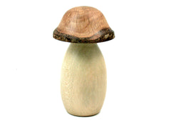 LV-3756 Threaded Wooden Mushroom Box from Holly & Coast Live Oak
